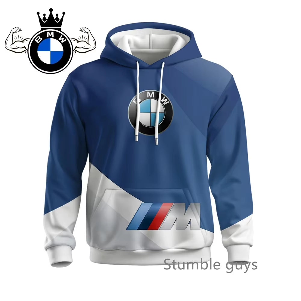 Men'S Autumn Long Sleeve Hoodie Sweatshirt Jacket Coat Fashion Sports Motorcycle Racing M Power Car Brand Modern
