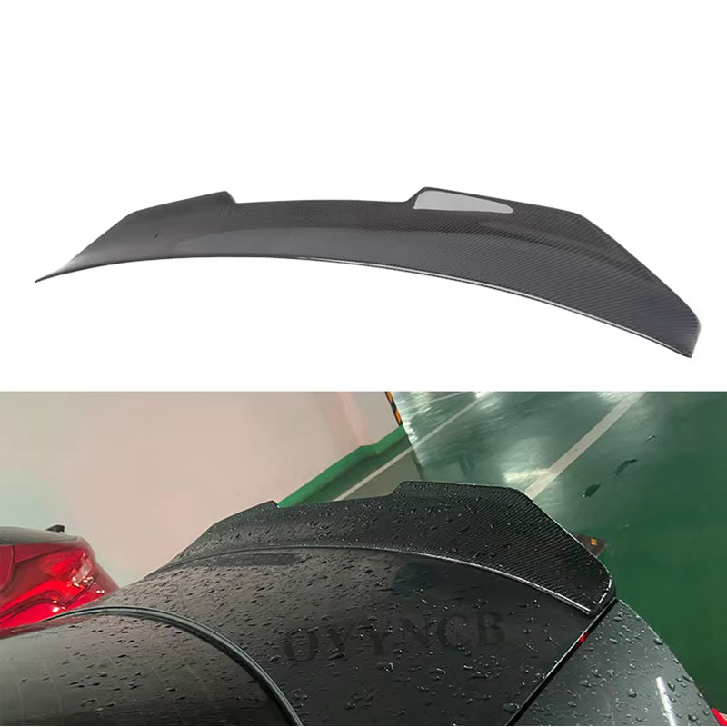 For AUDI A3 S3 RS3 Limousine 8V Sedan 2013-2020 PSM Style Carbon Fiber Rear Spoiler Trunk Wing FRP Forged Carbon