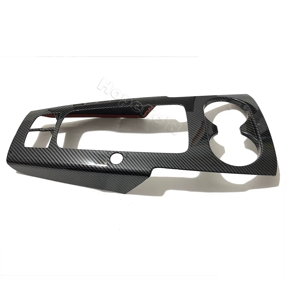 Carbon Fiber Gear Shift Knob Panel Frame Decoration Sticker for Audi A3 8V S3 2014-2020 No Start Button Car Interior Accessories