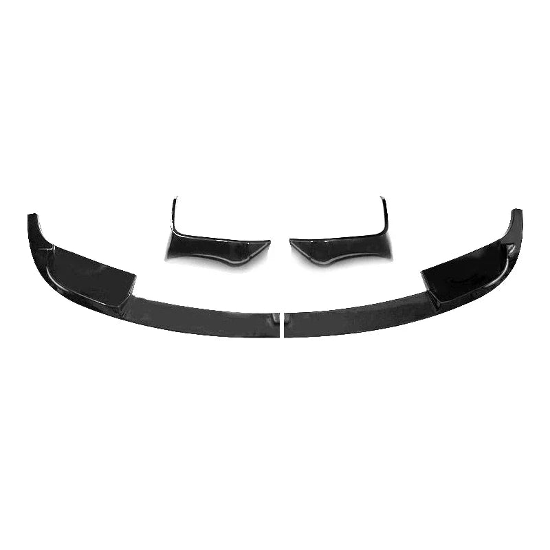 4Pcs 2012 to 2018 for BMW 3 Series F30 Look M3 Style Car Front Lip Bumper Diffuser Splitter Body Kit Glossy Black Carbon Look