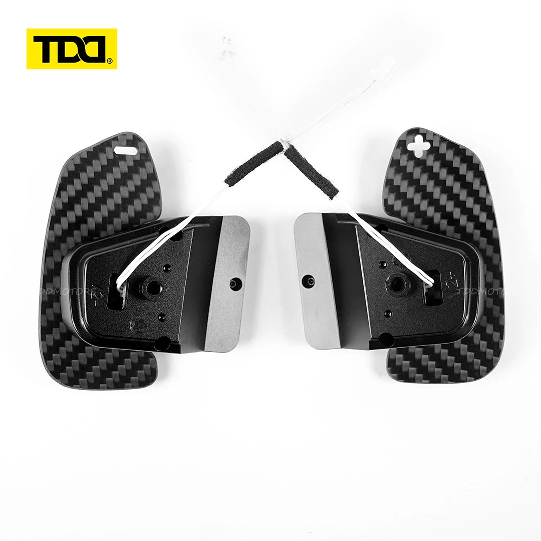 Carbon Fiber Steering Wheel Magnetic Paddle Shifter for Volkswagen Golf 8 MK8 CC GTI R Car Modified Interior