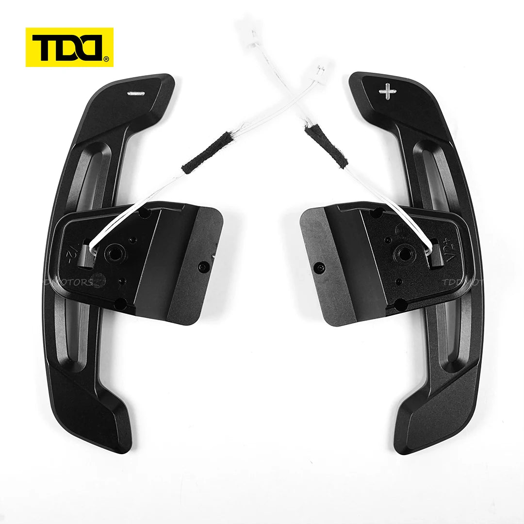 Carbon Fiber Steering Wheel Magnetic Paddle Shifter for Volkswagen Golf 8 MK8 CC GTI R Car Modified Interior