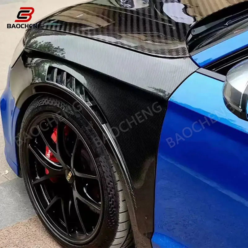 For Audi A3 S3 RS3 Modified and Upgraded Cabral Perfect Carbon Fiber Perforated Fender Side Fender Bodykit Car Accessories Parts