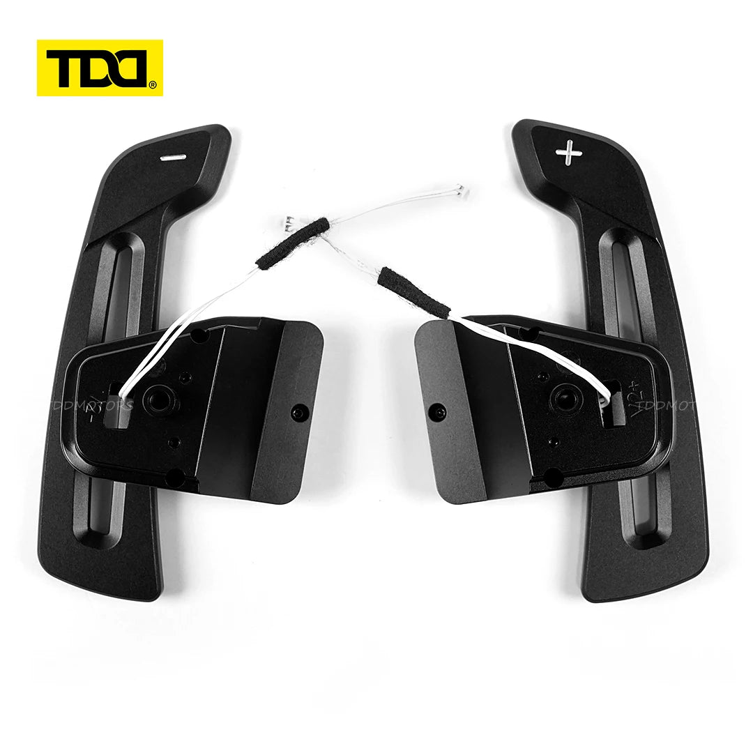 Carbon Fiber Steering Wheel Magnetic Paddle Shifter for Volkswagen Golf 8 MK8 CC GTI R Car Modified Interior