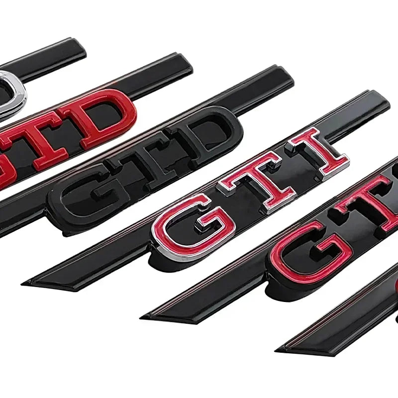 3D ABS Car Front Grille Emblem Badge for  Golf 8 MK8 Rline GTI GTD GTE Logo Polo