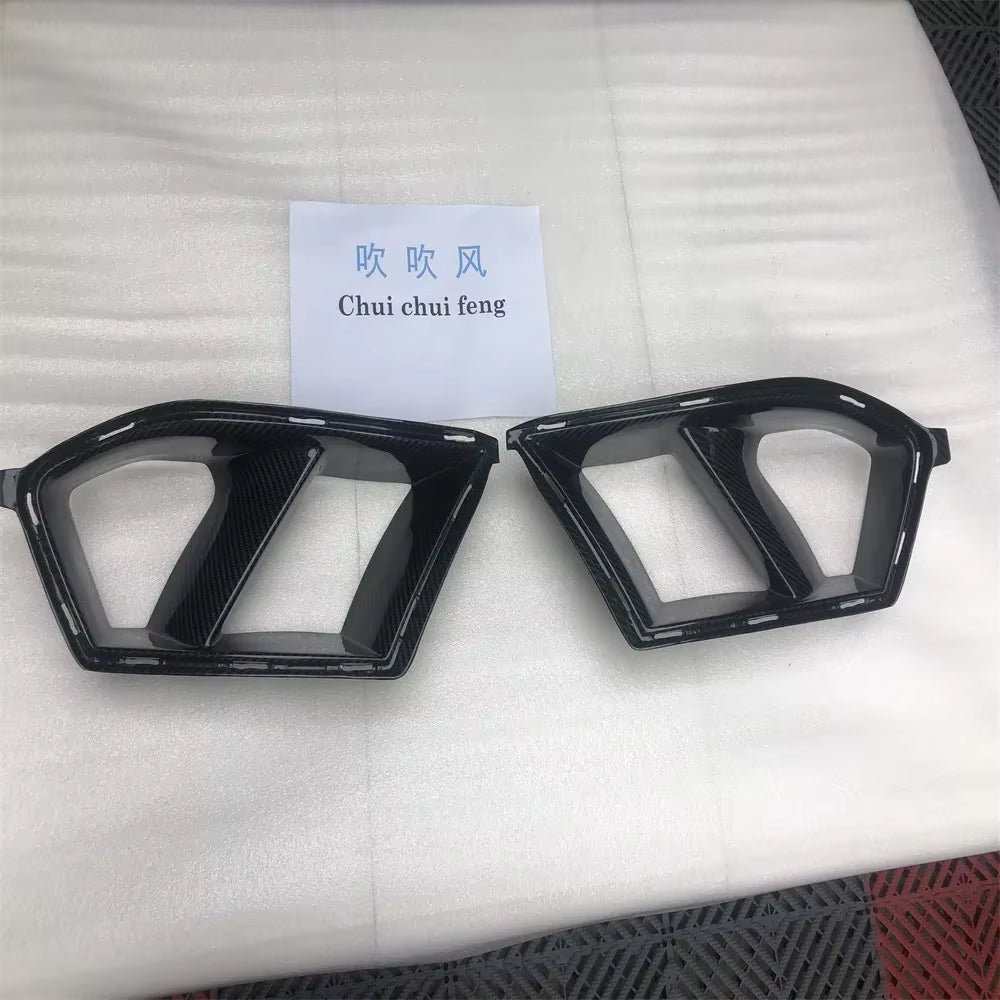 For BMW G80 M3 G82 G83 M4 2021+ Dry Carbon Fibre Front Bumper Air Inlet Grille Decoration Air Vents Body Kits
