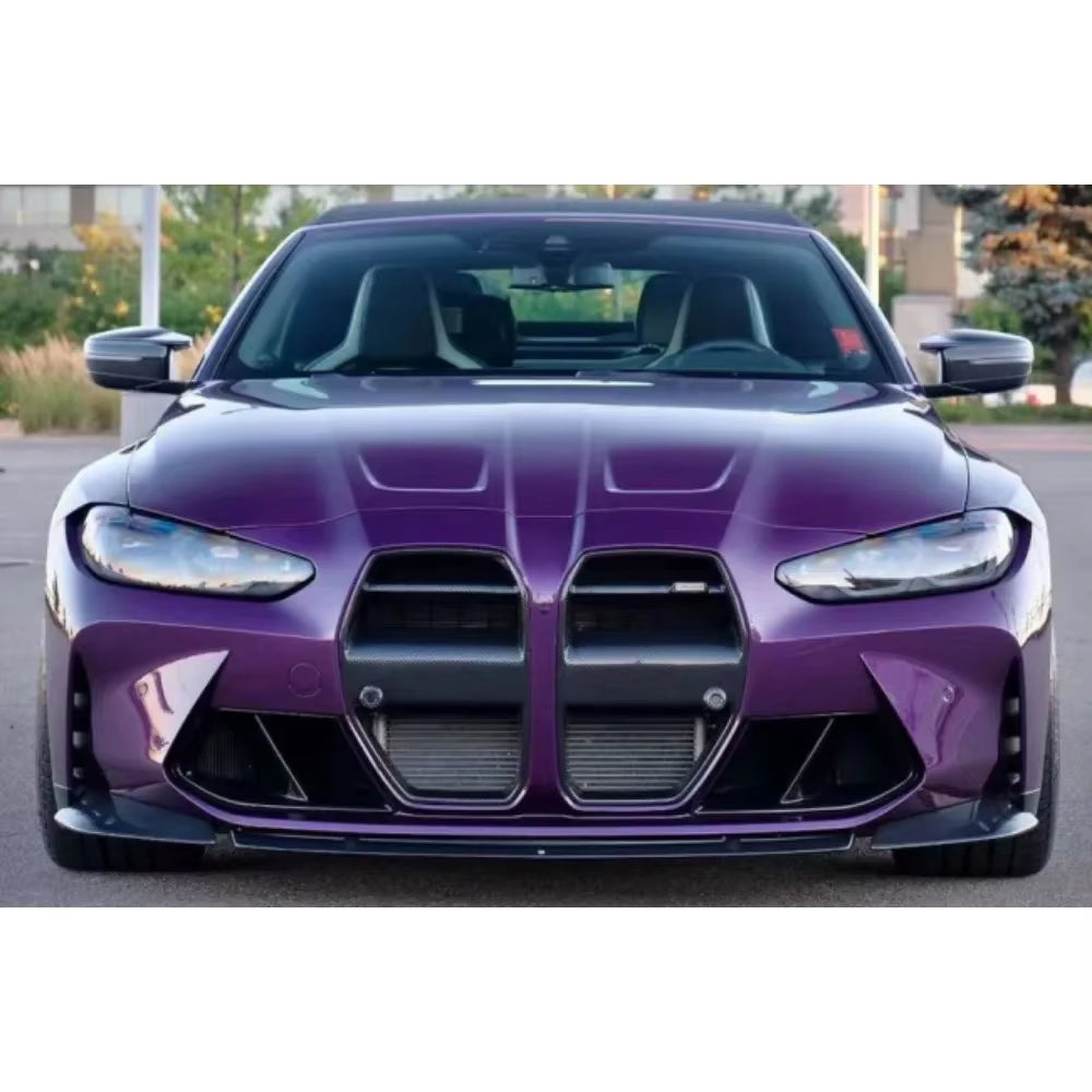 For BMW G80 M3 G82 G83 M4 2021+ Dry Carbon Fibre Front Bumper Air Inlet Grille Decoration Air Vents Body Kits