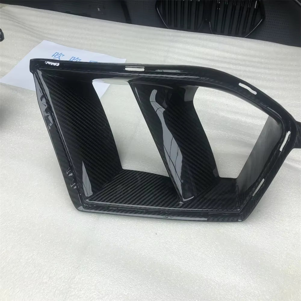 For BMW G80 M3 G82 G83 M4 2021+ Dry Carbon Fibre Front Bumper Air Inlet Grille Decoration Air Vents Body Kits