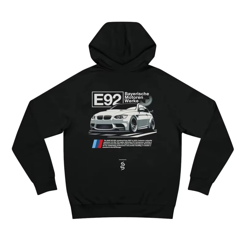 M3 E92 Hoodie Car Enthusiast Gift Hoodie Autumn and Winter Versatile Trend Loose Men'S and Women'S Same Top