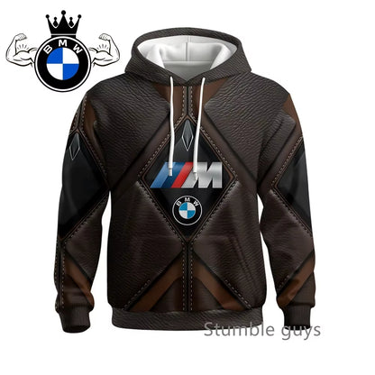 Men'S Autumn Long Sleeve Hoodie Sweatshirt Jacket Coat Fashion Sports Motorcycle Racing M Power Car Brand Modern