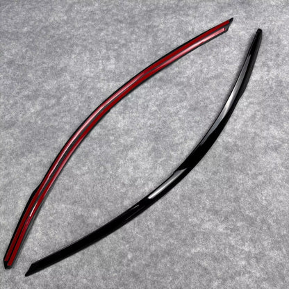 For VW Golf MK8 2020-2024 GTI GTD GTE R R-LINE TSI TDI Front Headlight Eyelids Eyebrow Splitter Stickers Cover ABS Accessories