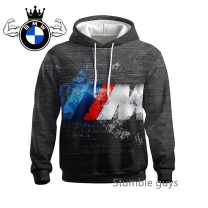 Men'S Autumn Long Sleeve Hoodie Sweatshirt Jacket Coat Fashion Sports Motorcycle Racing M Power Car Brand Modern