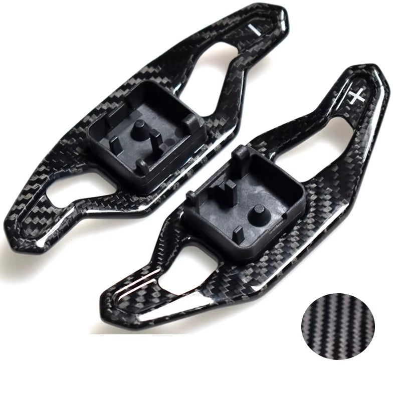 Carbon Fiber Shift Paddle for Audi A3 8V S3 RS3 A4 S4 A5 S5 RS4 B8 B9 A6 A7 TT TT R8 Q3 Q5 Car Steering Wheel Shifter Extension