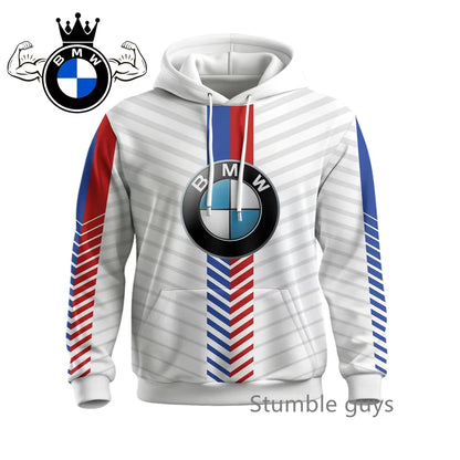 Men'S Autumn Long Sleeve Hoodie Sweatshirt Jacket Coat Fashion Sports Motorcycle Racing M Power Car Brand Modern