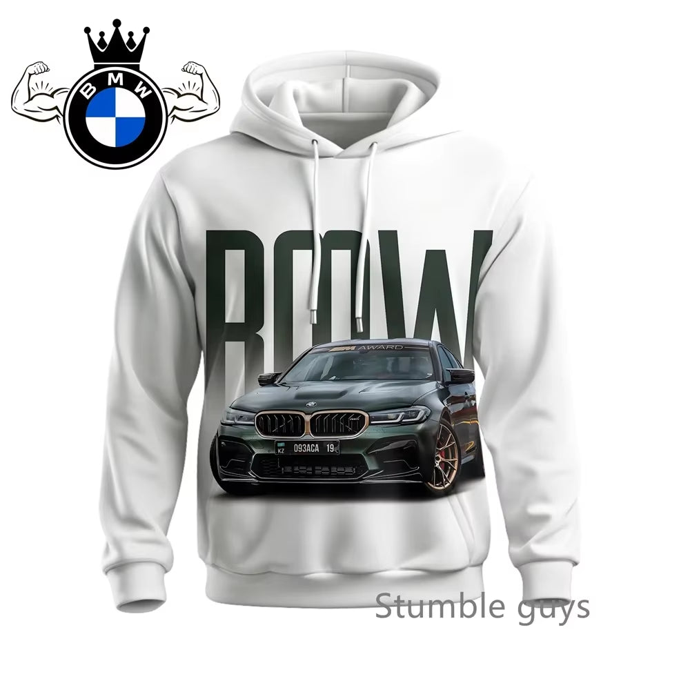 Men'S Autumn Long Sleeve Hoodie Sweatshirt Jacket Coat Fashion Sports Motorcycle Racing M Power Car Brand Modern