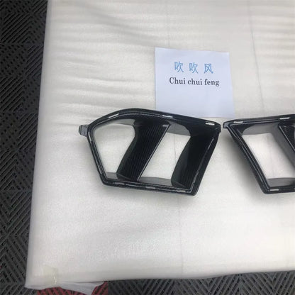 For BMW G80 M3 G82 G83 M4 2021+ Dry Carbon Fibre Front Bumper Air Inlet Grille Decoration Air Vents Body Kits