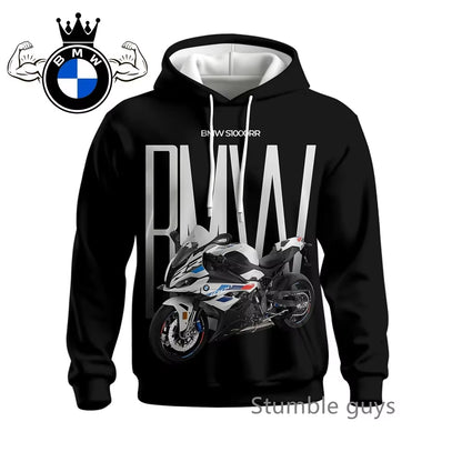 Men'S Autumn Long Sleeve Hoodie Sweatshirt Jacket Coat Fashion Sports Motorcycle Racing M Power Car Brand Modern