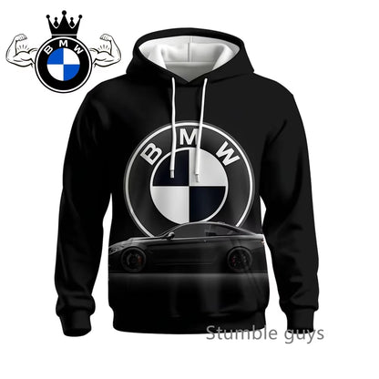 Men'S Autumn Long Sleeve Hoodie Sweatshirt Jacket Coat Fashion Sports Motorcycle Racing M Power Car Brand Modern