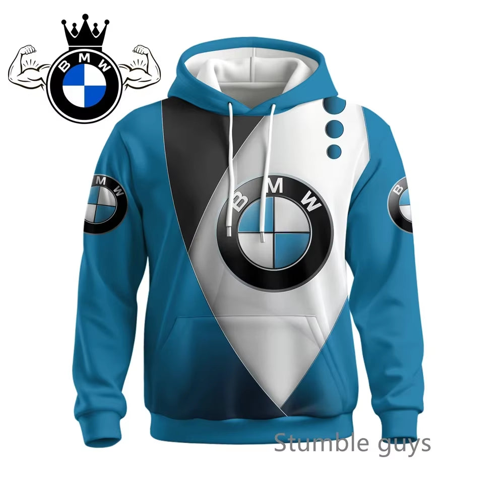 Men'S Autumn Long Sleeve Hoodie Sweatshirt Jacket Coat Fashion Sports Motorcycle Racing M Power Car Brand Modern