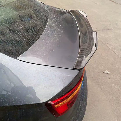For AUDI A3 S3 RS3 Limousine 8V Sedan 2013-2020 PSM Style Carbon Fiber Rear Spoiler Trunk Wing FRP Forged Carbon