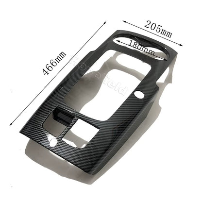 Carbon Fiber Gear Shift Knob Panel Frame Decoration Sticker for Audi A3 8V S3 2014-2020 No Start Button Car Interior Accessories