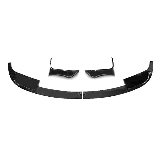 4Pcs 2012 to 2018 for BMW 3 Series F30 Look M3 Style Car Front Lip Bumper Diffuser Splitter Body Kit Glossy Black Carbon Look