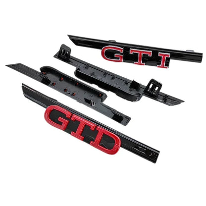3D ABS Car Front Grille Emblem Badge for  Golf 8 MK8 Rline GTI GTD GTE Logo Polo