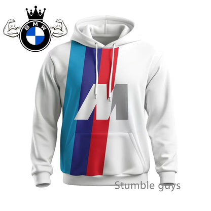 Men'S Autumn Long Sleeve Hoodie Sweatshirt Jacket Coat Fashion Sports Motorcycle Racing M Power Car Brand Modern