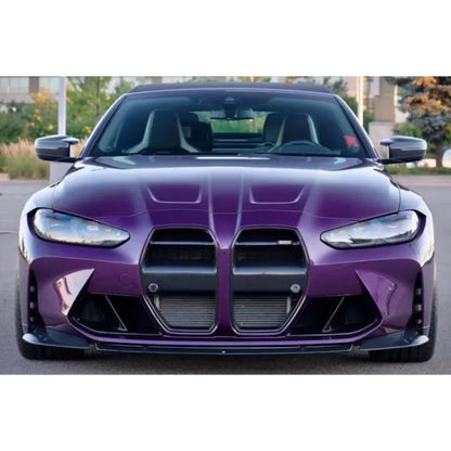 For BMW G80 M3 G82 G83 M4 2021+ Dry Carbon Fibre Front Bumper Air Inlet Grille Decoration Air Vents Body Kits