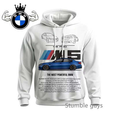 Men'S Autumn Long Sleeve Hoodie Sweatshirt Jacket Coat Fashion Sports Motorcycle Racing M Power Car Brand Modern